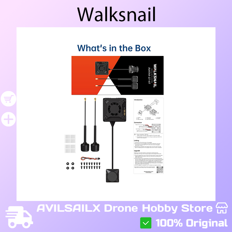Walksnail Avatar Gt Kit 2W Vtx - Walksnail Avatar GT FPVキット Max 2W
