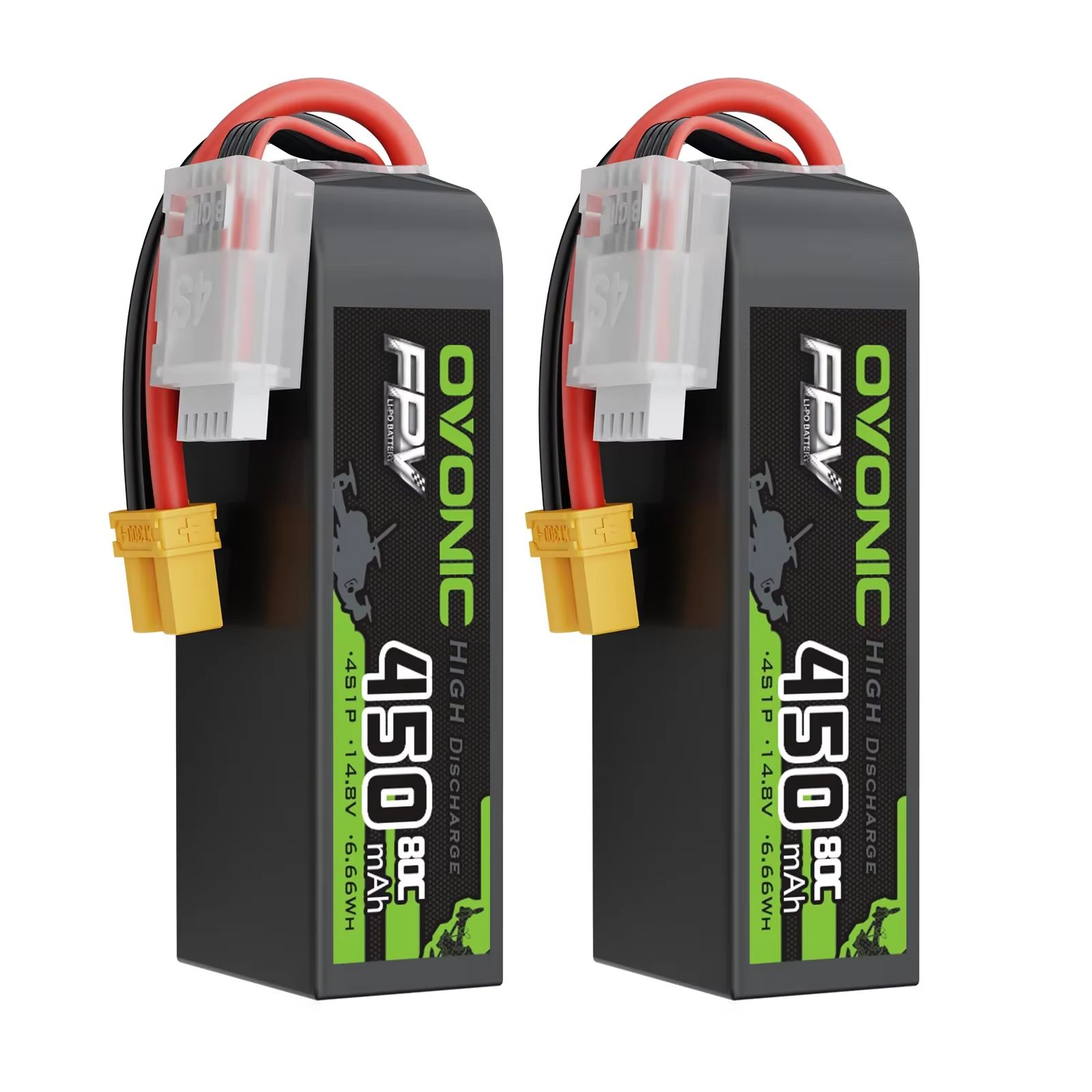 Walksnail Avatar Hd Goggles X - OVONIC 4S LiPoバッテリーパック 14.8V 450mAh 80C