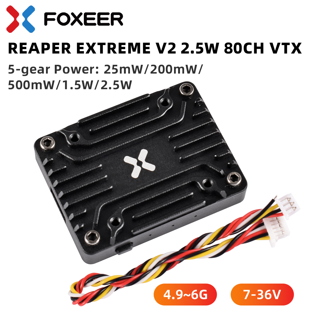 Foxeer 5.8g Reaper Extreme V2  - Foxeer Reaper Extreme 2.5W Vtx のレビューと価格