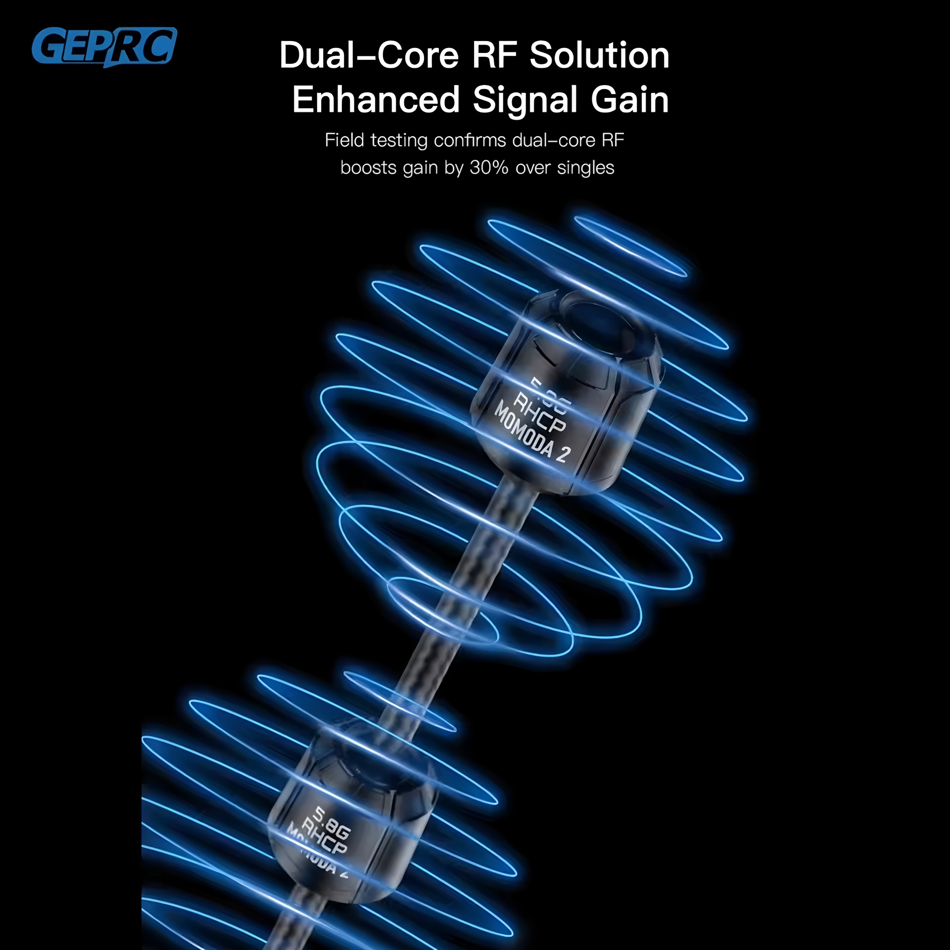 GEPRC Momoda2 5.8G デュアルアンテナ 5. - Foxeer Reaper Extreme 2.5W Vtx のレビューと価格