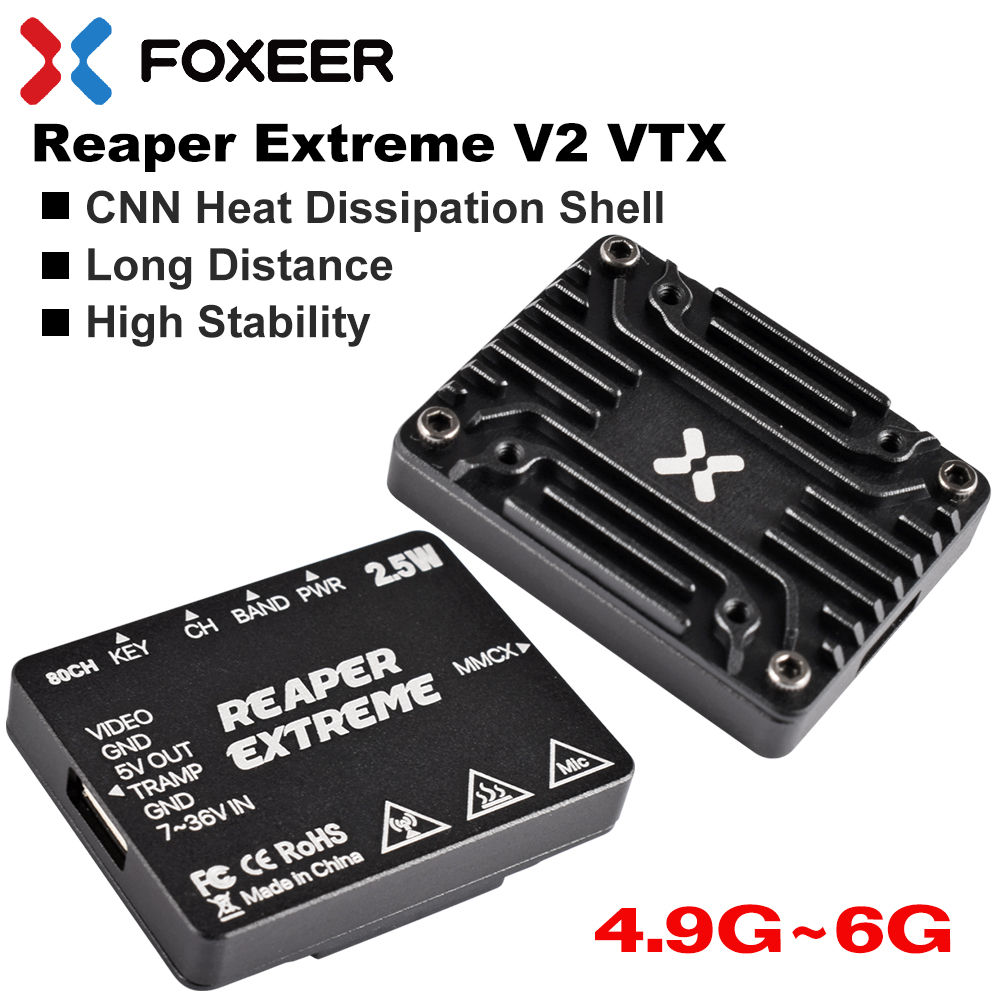 Foxeer 4.9-6G Reaper Extreme V - Foxeer Reaper Extreme 2.5W Vtx のレビューと価格