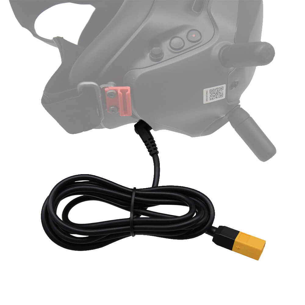 1.2 メートル FPV ゴーグル電源ケーブル XT60 ま - Skyzone Sky04X Pro Oled Fpv Goggles のレビューと価格