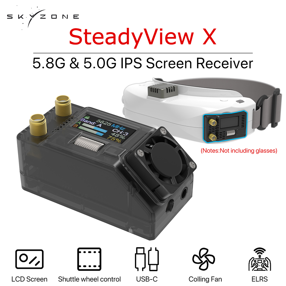 Skyzone-steadyview x 5 5.8gレシー - Skyzone Steadyview X Receiver Module のレビューと価格