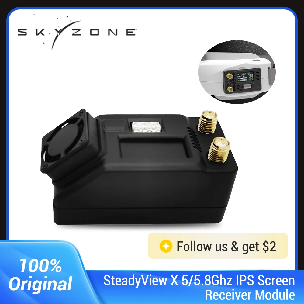 Skyzone SteadyView X 5Ghz 5.8G - Skyzone Steadyview X Receiver Module のレビューと価格